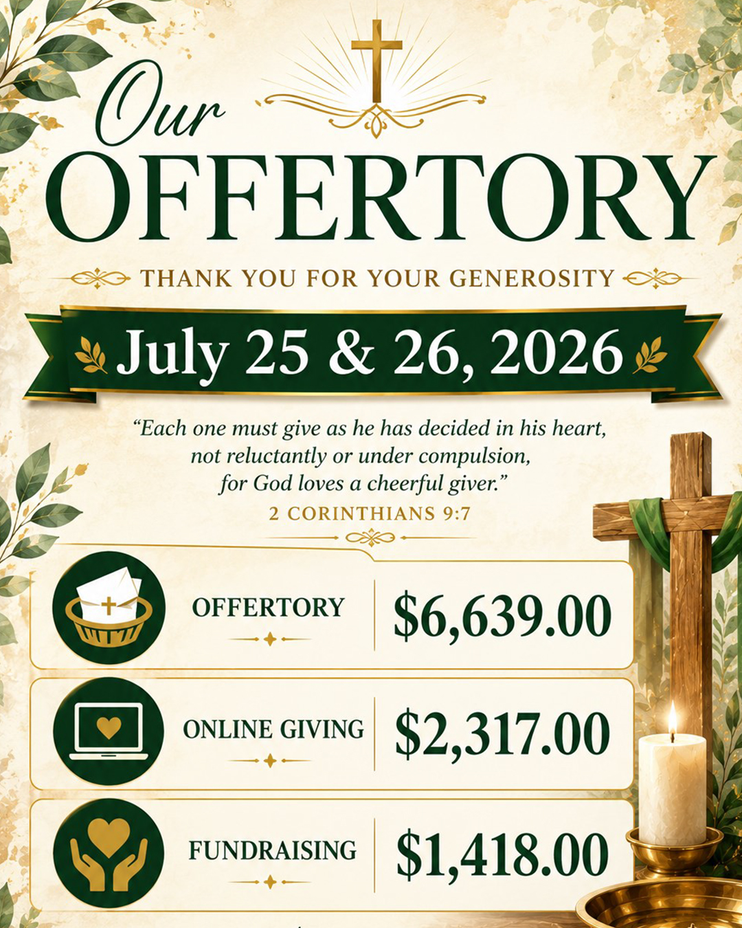 Our Offertory