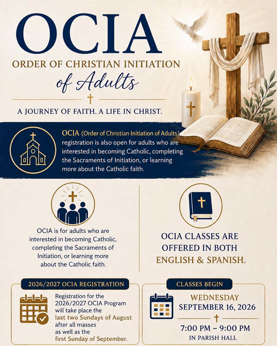 Registrations for OCIA
